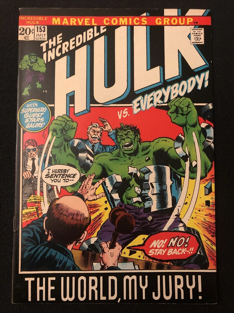HULK 153 7.5 8.0 MYLITE 2 DOUBLE BOARD MARVEL PICTURE FRAME 1972. DAREDEVIL CF Model