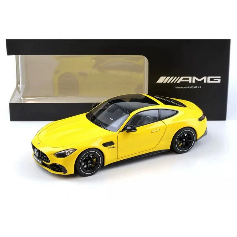 NZG 1/18 Scale Mercedes AMG GT43 Yellow Diecast Car Model Toy Collection Gift Model