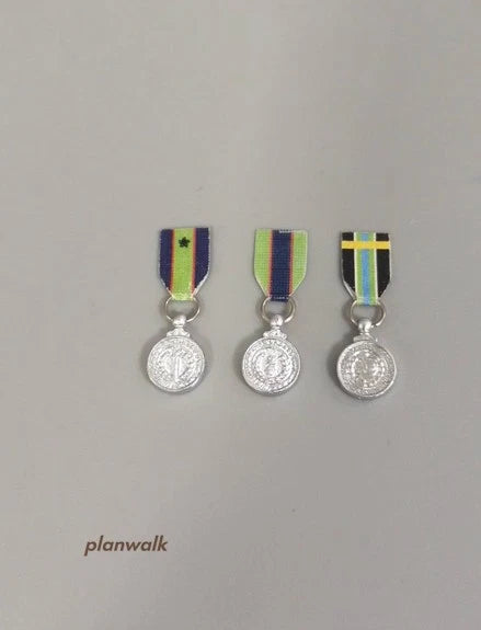 Male Soldier Police Medals Staff Model Fits 1/6 Action Figure 12" Body Unique Model