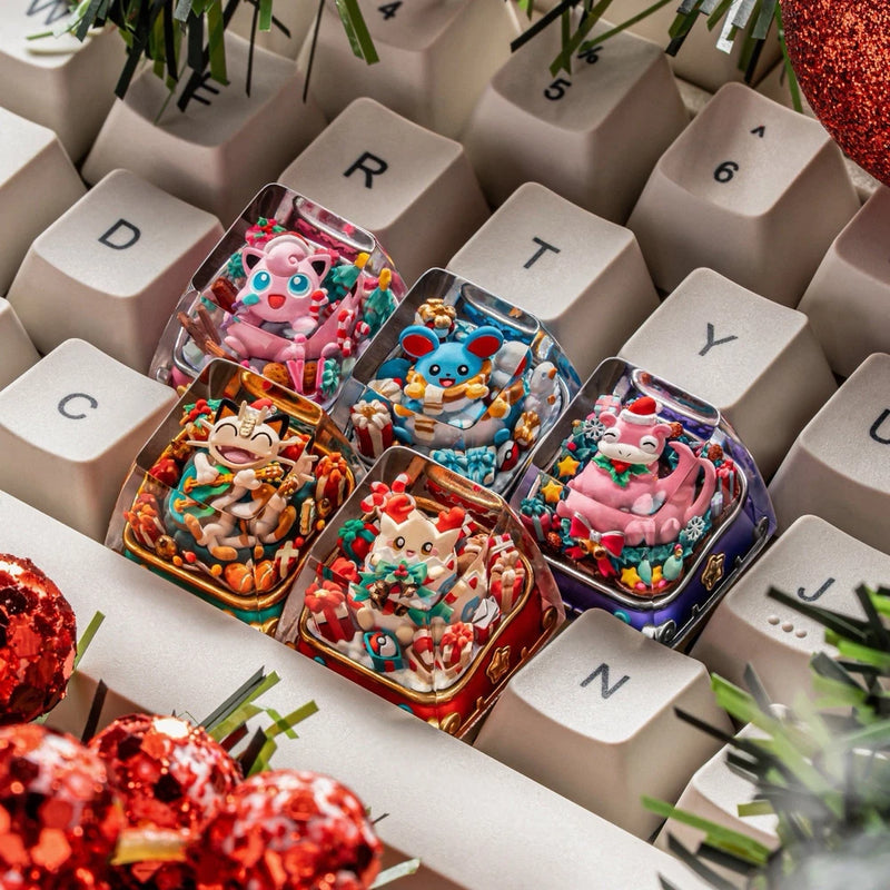 S-Craft XMAS 2025 Artisan Pokemon Keycap Bundle Model