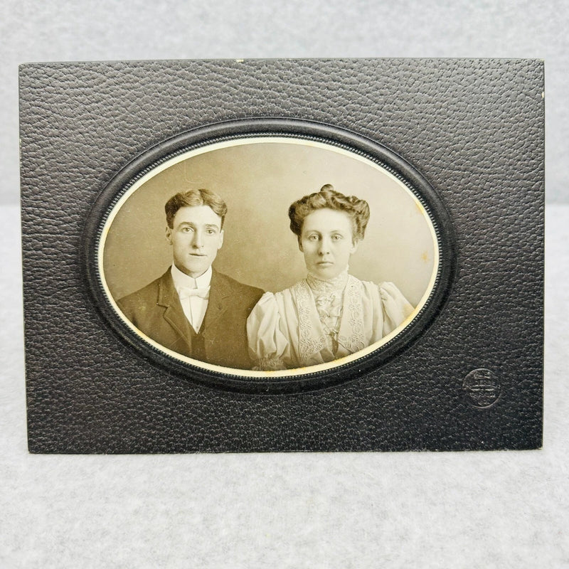 Wedding Portrait Groom Hugh and Bride Ella Angel Board Mounted Photo Tarkio MO Model