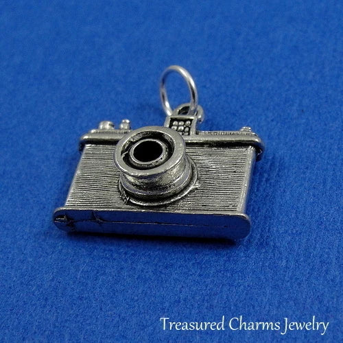 Silver CAMERA Photographer Photography Travel CHARM PENDANT Charms