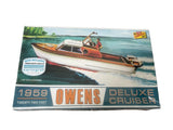 Lindberg 1959 Owens Deluxe Cruiser Boat Model Kit New Sealed 2016 Model