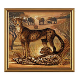 Cross Stitch Embroidery Kit - "Savannah" African Safari 31 X 30cm Home Decor DIY Model