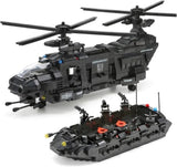 General Jim??s Police SWAT Helicopter 1351 PCS Building Set Raft Kit Model