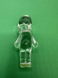 Vintage Crystal Glass Painted Eye Kewpie Style Doll Figurine 4¡± Tall Display Model