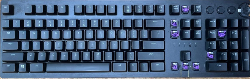 OEM Razer Huntsman Elite RZ03-01870200-R3U1 RGB Replacement Key Caps SINGLES (B) Model
