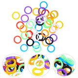 Reusable Silicone Key Covers 50Pcs Assorted Color Flexible Key Protection Model