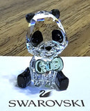 ?? Swarovski Crystal 2022 Lovlots, "Baby Animals", Plushy the Panda Figurine NIB Model