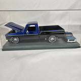 Custom Chevy Silverado Fully Assembled Plastic Model Pro Build + Case Model