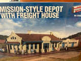 MISSION STYLE SOUTHWEST DEPOT COMBO -?HO Scale PLASTIC KIT WALTHERS 933-2924 NEW Model