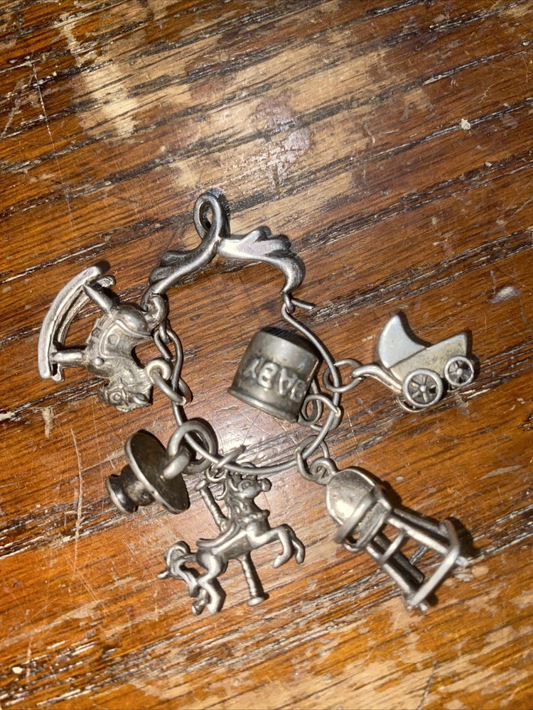 Vintage Bracelet Charms Sterling Charms