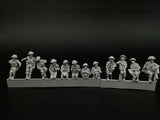 1/72 Resin Model Kit WWII Britain Universal Carrier Crew 12 Figures Unpainted Model