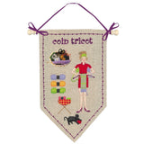 Le Bonheur des Dames counted cross stitch kit "Knit Corner", 14x24cm, DIY Model