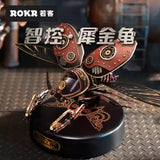 DIY Mechanical Beetle Model Kit ROKR 3D Metal Puzzle Adult Hobby Display Toy Model