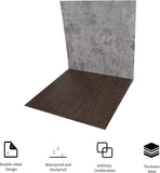 Selens 2Pcs Food Photography Backdrop Background Boards 55x55cm Wood Cement Model