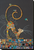 Cat Kitty Bead Embroidery Kit ?C DIY Beaded Home Decor Wall Art Model