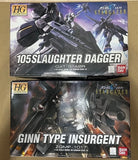 GUNDAM 105 Slaughter Dagger Ginn Type Insurgent SET HG 1:144 Model Kit BANDAI Model