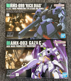 GUNDAM Rick Dias & Gaza C 1:144 HG SET BANDAI Model Kit Model