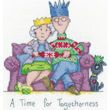 Heritage counted cross stitch kit Aida "Togetherness", GYTG1593-A, 15,5x16,5cm, Model