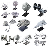 Bandai Star Wars Millennium Falcon TIE Fighter Death Star Vehicle Model Kit Set Model