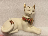 1999 Lenox Egyptian Cat Porcelain Ivory Figurine 4.75" *No Box/Display* BT1 Model