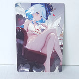 Furina Cake Waifu Card Anime Girl Wall Art Oversized Board A5 Model
