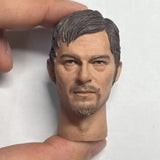Head Sculpture Daryl 1:6 Model Suit Usual 12" Male  Solider Action Figure Bodys Model