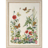 Permin counted cross stitch kit "8 butterflies", 33x45cm, DIY, 90-4151 Model