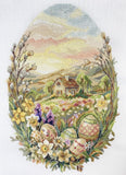 Cross Stitch Kit "The Easter Miracle", size 6.7x9.4 in (17.0x24.0 cm) Model