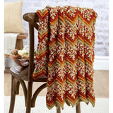 Herrschners? Harvest Mum Ripple Afghan Crochet Kit Model