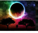Paint By Numbers Adults kids Moon Lunar Eclipse DIY Painting Kit 40x50CM Canvas Model