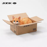 JXK 1/6 The Cat In The Delivery Box 2.0 Model Small Figure Cat Collector JS2302A Model