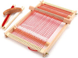 Weaving Loom Kit for Beginners - Large Wooden Frame Loom 15.6" Model
