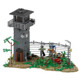 Modular Prison Building Toy Kits MOC Style TV Scene Brick 1189pcs DIY Collection Model