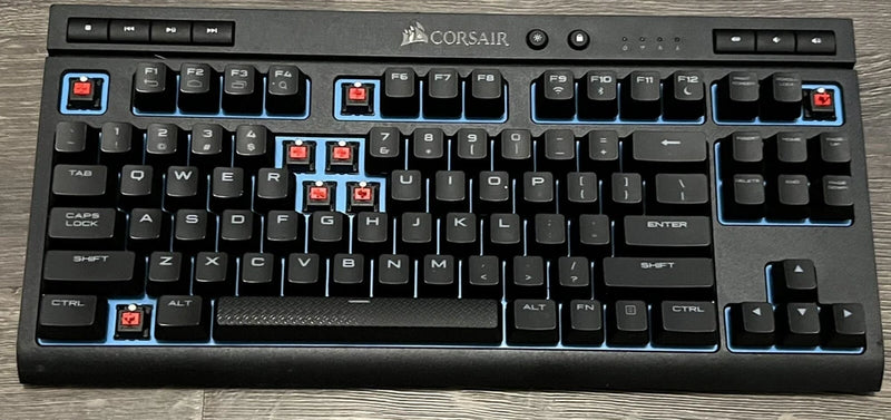 Corsair K63 Wireless Gaming KEYBOARD KEYCAPS ORIGINAL OEM KEYS (RGP0045) Model