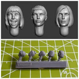 1:35  Resin Model Assembly Kit Character Head Model Replacement Modification Model