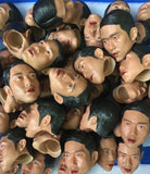 Kung Fu Wen Hui He Bath Man Head Sculpt 1/6 Model DIY 12'' Action Figure Model