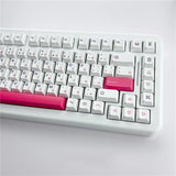 KON MOMO Theme Keycap Pink Cherry Profile 131 Keys PBT For MX Model