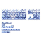 Translucent Side Printed Keycap Set For 136Keys Mechanical Keyboard Keycaps Model