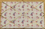 French Bulletin Board Photo Memo Board White Unicorn Print 11 x 17 inches Model