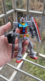 Bandai RG 1/144 RX-78-2 Gundam Ver.2.0 Pseudo-Electroplated Painted&Built Model
