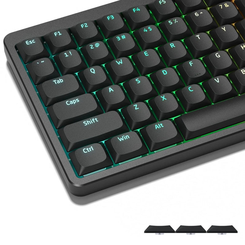 Low Profile Keycaps for Mechanical Keyboard, Shine Through Keycaps Model