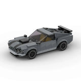 MOC Car 1969 Ford Mustang Boss 302 Building Block Model Kit Toy Gift 297 Pcs Model