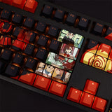 Ayase Momo Dandadan Theme Keycaps PBT 108 Keys For Cherry MX Keyboard Model