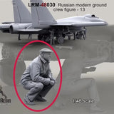 1/48 Resin Figure Russian military Ground crew-13 Unassembled Unpainted Model
