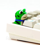 Little Cute Frog Resin Keycaps 3D Artisan Keycap For MX Mechanical Keyboard Model
