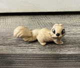 Mini Squirrel Figurine Miniature Old Vntg Forrest Animal Cottage Display Model