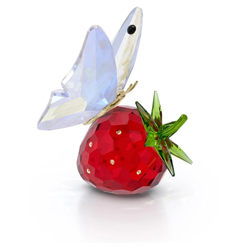 Swarovski Idyllia Butterfly and Strawberry Home D¨¦cor Designer Alice dal Verme Model