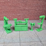 Metal Shop Model Set 1/24 Scale Diorama Garage Action figure Dollhouse Accessory Model